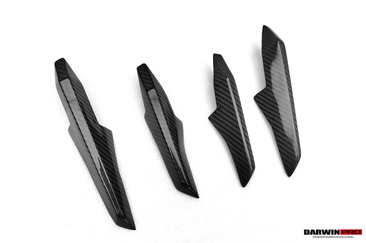 2021-2026 BMW i4 G26 Gran Coupe Autoclave Carbon Fiber Side Skirts Canards DarwinPRO (AM Style)