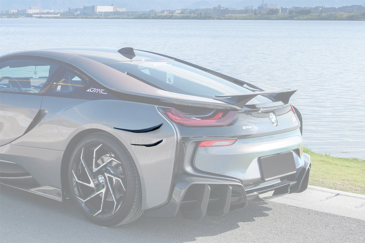 2014-2020 BMW i8 BZK Carbon Fiber Rear Canards