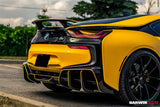 2014-2020 BMW i8 BZK Carbon Fiber Rear Diffuser