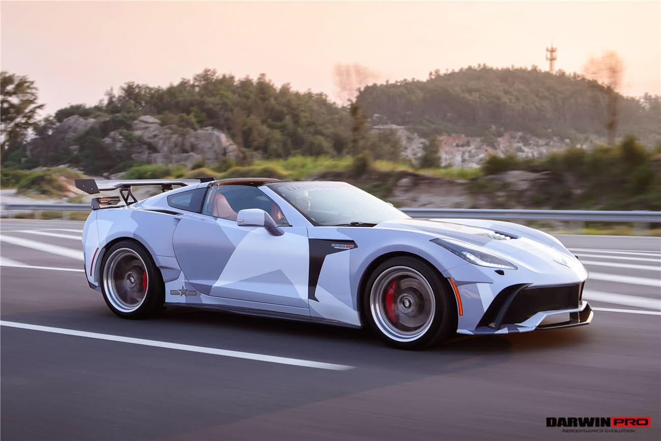 2013-2017 Corvette C7 Z51 BKSS Style Full Wide Body Kit