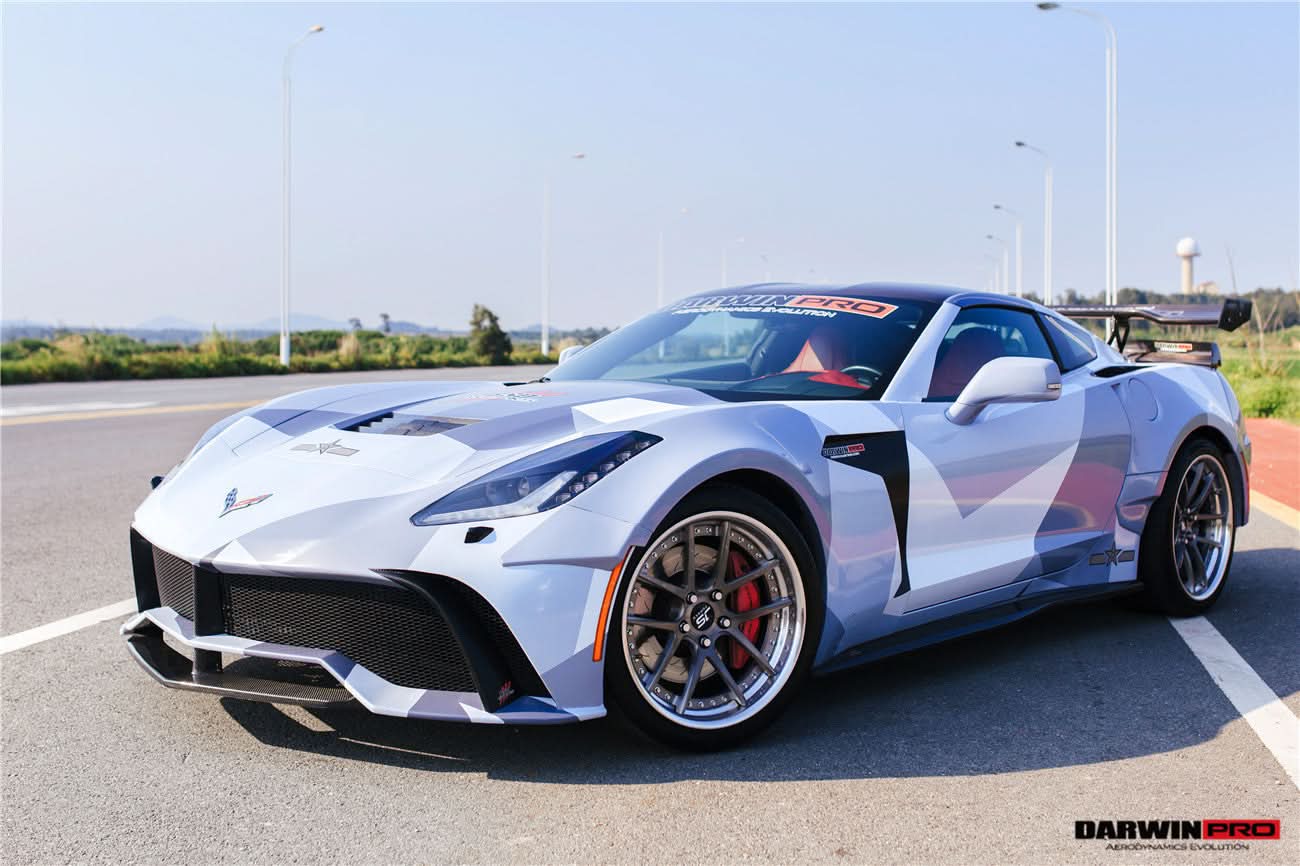 2013-2017 Corvette C7 Z51 BKSS Style Full Wide Body Kit