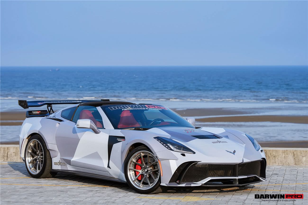 2013-2017 Corvette C7 Z51 BKSS Style Full Wide Body Kit