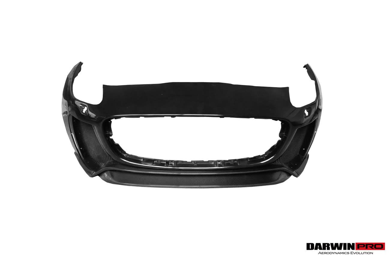 DarwinPRO 2013-2017 Jaguar F-Type Coupe & Convertible IMP Performance Partial Carbon Fiber Front Bumper with Lip