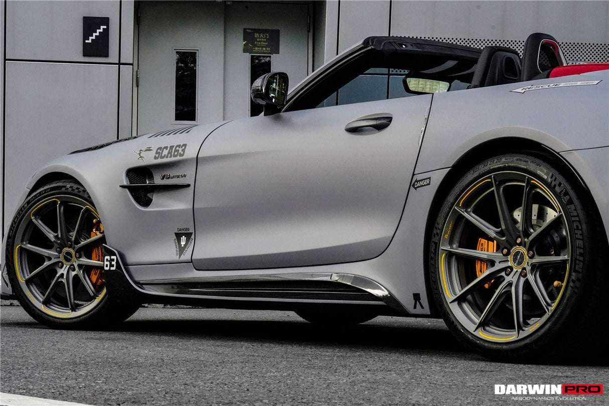 2017-2021 Mercedes Benz AMG GTC Carbon Fiber Side Skirts DarwinPRO (iMP Design)