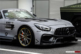 2017-2021 Mercedes Benz AMG GT GTS GTC Partial Carbon Fiber Front Bumper DarwinPRO IMP Design