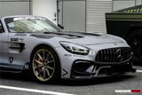 2017-2021 Mercedes Benz AMG GT GTS GTC Partial Carbon Fiber Front Bumper DarwinPRO IMP Design