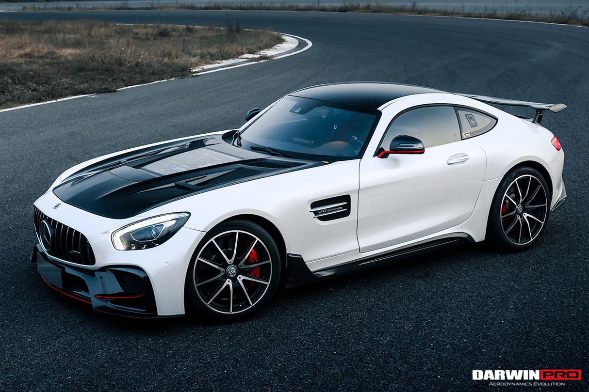 2017-2021 Mercedes Benz AMG GT GTS GTC Partial Carbon Fiber Front Bumper DarwinPRO IMP Design