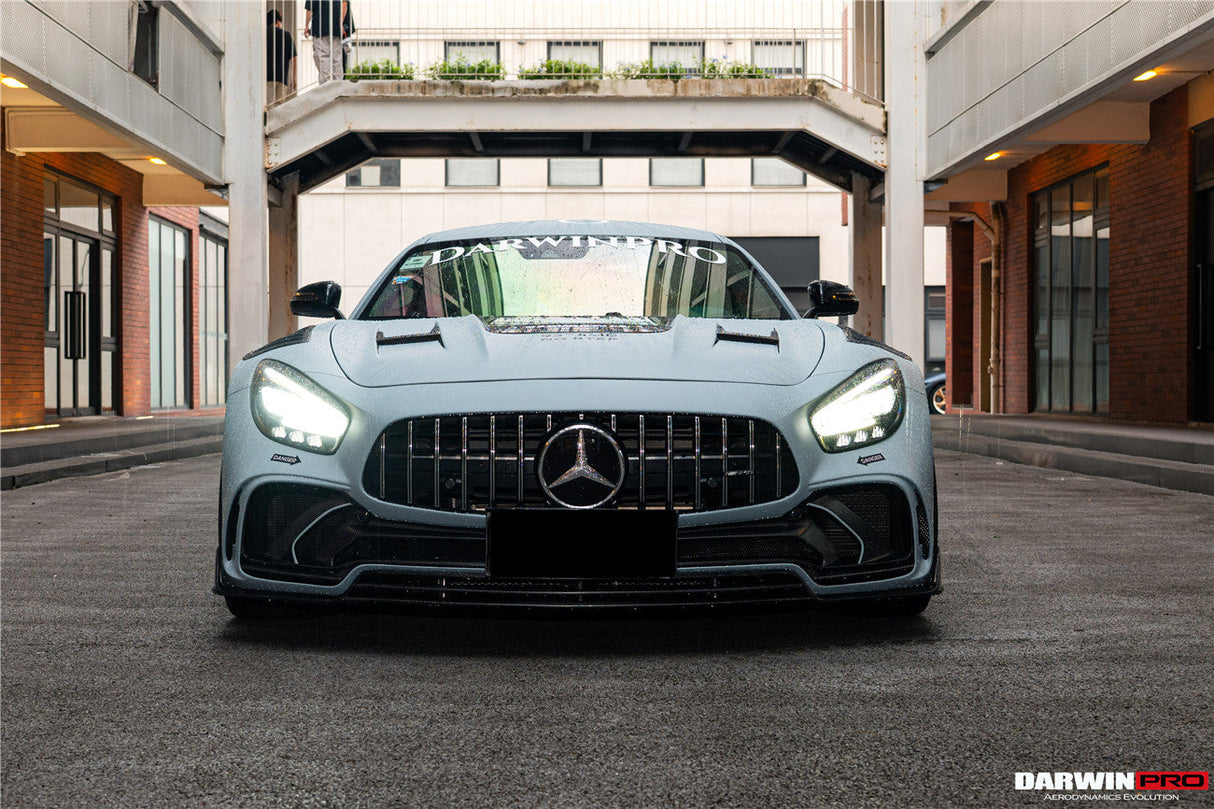 2015-2021 Mercedes Benz AMG GT | GTS | GTC Partial Carbon Fiber Front Bumper Darwinpro IMPII Design