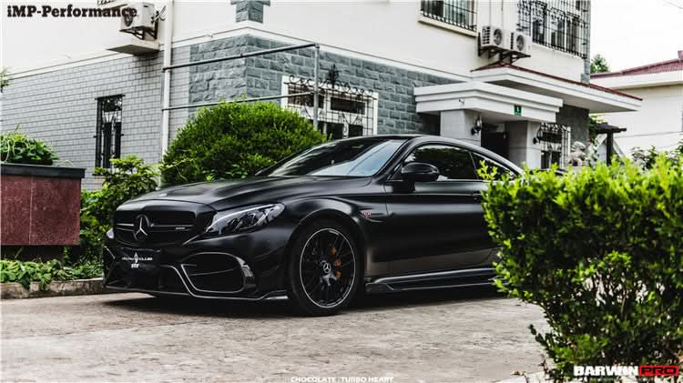 2015-2021 Mercedes Benz C63 C-Class Coupe IMP Performance Carbon Fiber Side Skirts