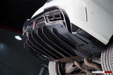 2015-2021 Mercedes Benz W205 C63 S AMG Sedan IMP Performance Carbon Fiber Rear Diffuser with Caps