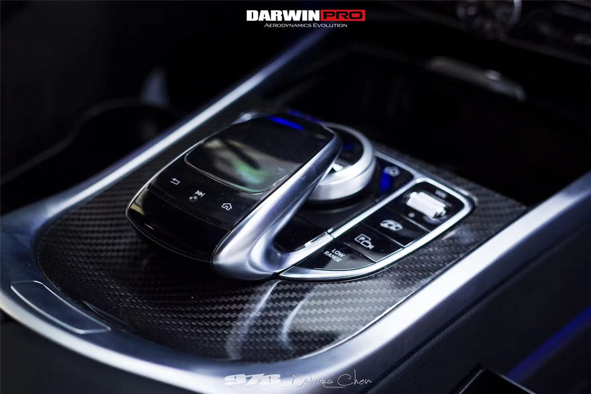 2019-2023 Mercedes Benz G-Wagon W464 Dry Carbon Fiber Center Console Replacement DarwinPRO (OE) | Fits G550, G63 AMG, G-Class