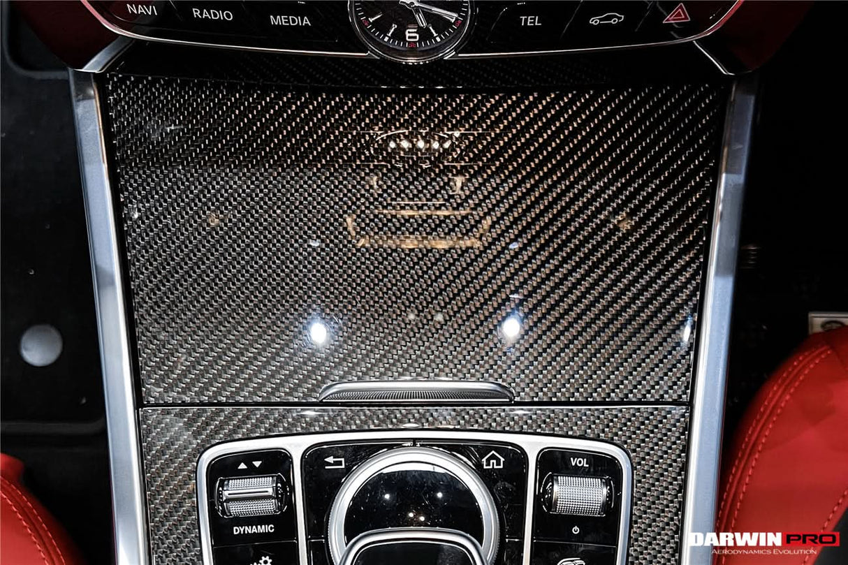 2019-2023 Mercedes Benz G-Wagon W464 Dry Carbon Fiber Center Console Replacement DarwinPRO (OE) | Fits G550, G63 AMG, G-Class