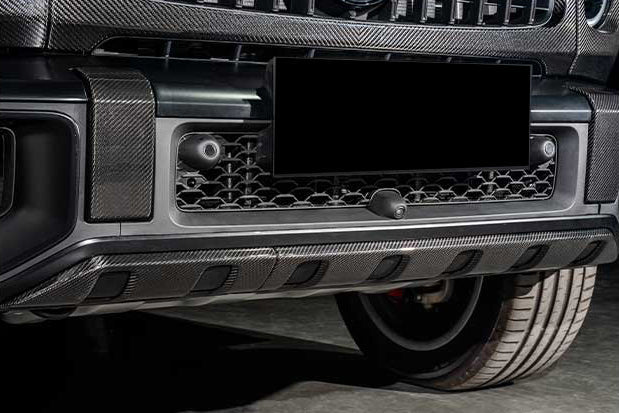 2024-UP Mercedes Benz W465 G Wagon Autoclave Carbon Fiber Front Bumper Underguard Cover Replacement DarwinPRO (OE Style) Fits G550, G63 AMG, G500