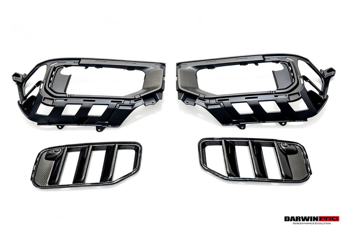 2024-UP Mercedes Benz W465 G Wagon Autoclave Carbon Fiber Fog Light Air Vents DarwinPRO (OE Style) Fits G550, G63 AMG, G500