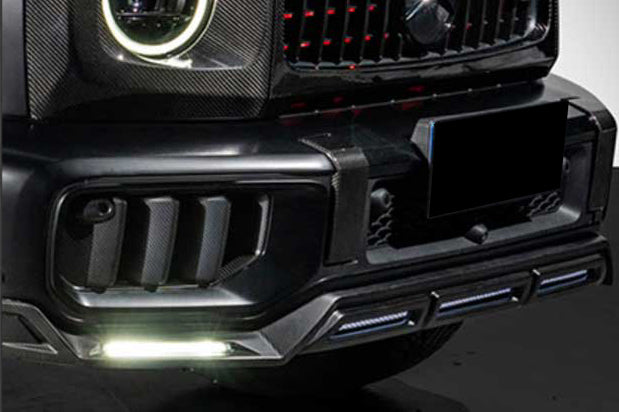 2024-UP Mercedes Benz W465 G Wagon Autoclave Carbon Fiber Fog Light Air Vents DarwinPRO (OE Style) Fits G550, G63 AMG, G500