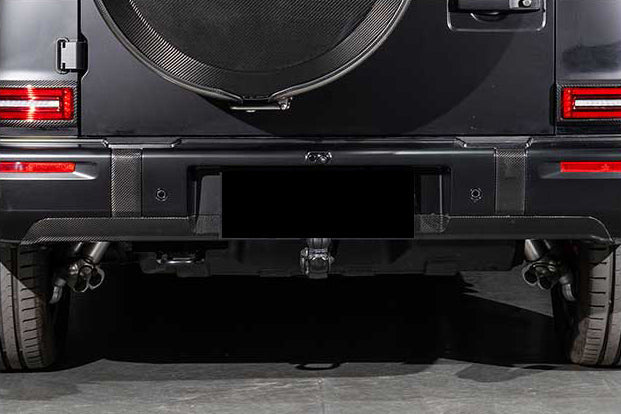 2024-UP Mercedes Benz W465 G Wagon Autoclave Carbon Fiber Rear Bumper Underguard Cover Replacement DarwinPRO (OE Style) Fits G550, G63 AMG, G500