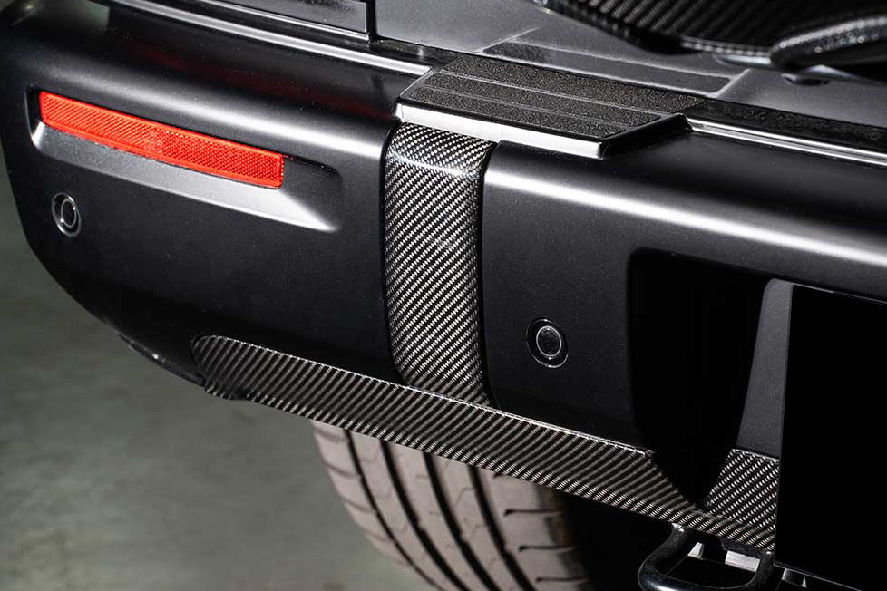 2024-UP Mercedes Benz W465 G Wagon Autoclave Carbon Fiber Rear Bumper Cover Replacement DarwinPRO (OE Style) Fits G550, G63 AMG, G500