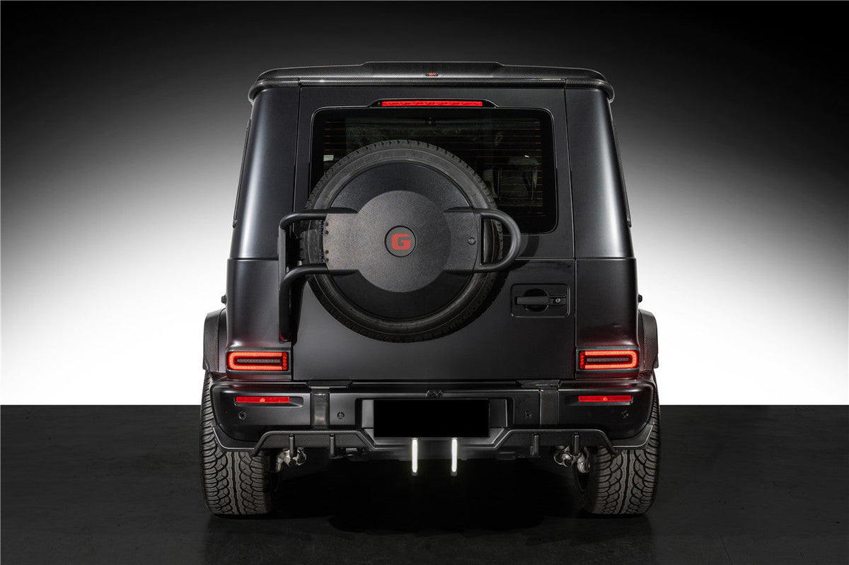2024-UP Mercedes Benz W465 G Wagon Autoclave Carbon Fiber Rear Bumper Cover Replacement DarwinPRO (OE Style) Fits G550, G63 AMG, G500