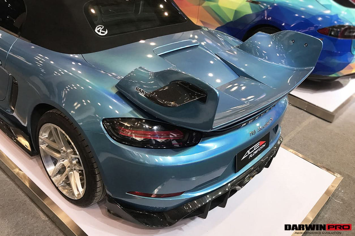 DarwinPRO 2016-2025 Porsche 718 Boxster STM Style Trunk Spoiler