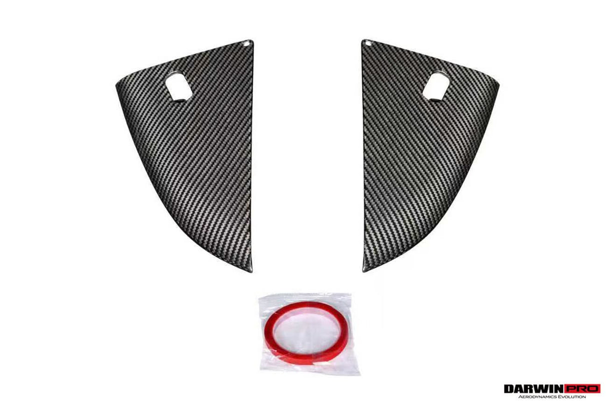 2016-2025 Porsche 718 Cayman Boxster GT4RS Style Autoclave Carbon Fiber Rear Diffuser Lip With Winglets And Exhaust Tips