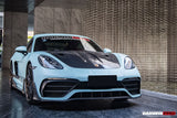 DarwinPRO 2021-2025 Porsche 718 Cayman And Boxster Stuttmate Part Carbon Fiber Front Bumper With ACC Hole