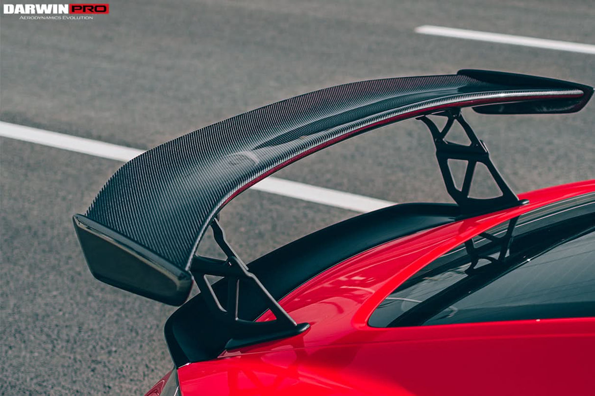 DarwinPRO 2012-2025 Porsche 718 | 981 Cayman | Boxster BKSS Style Carbon Fiber Trunk Spoiler