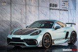 DarwinPRO 2021-2025 Porsche 718 Cayman And Boxster Stuttmate Part Carbon Fiber Front Bumper With ACC Hole