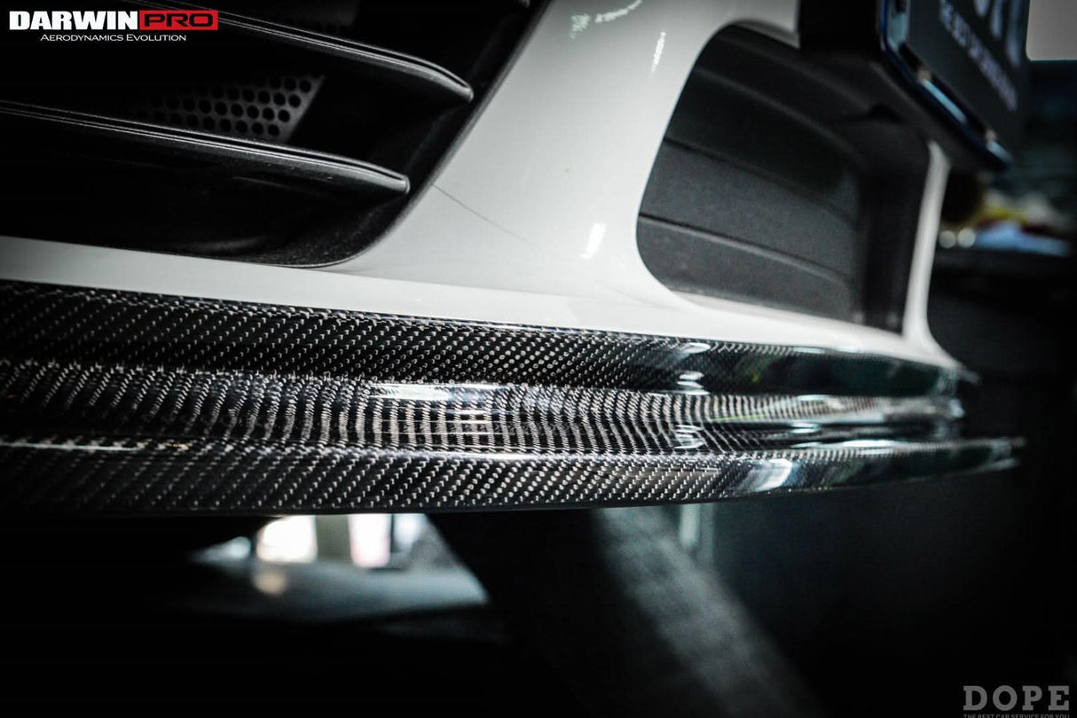 DarwinPRO 2016-2025 Porsche 718 Cayman And Boxster BKSS Style Carbon Fiber Front Lip