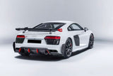 2016-2025 Audi R8 GEN2 Coupe Performance Parts Style Dry Carbon Fiber Trunk Wing with Base and Aluminum Legs