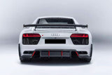 2016-2025 Audi R8 GEN2 Coupe Performance Parts Style Dry Carbon Fiber Trunk Wing with Base and Aluminum Legs
