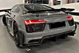 2016-2025 Audi R8 GEN2 Coupe Performance Parts Style Dry Carbon Fiber Trunk Wing with Base and Aluminum Legs