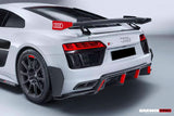 2016-2025 Audi R8 GEN2 Coupe & Spyder Performance Parts Style Dry Carbon Fiber Trunk Wing with Aluminum Legs
