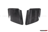 2016-2025 Audi R8 Coupe & Spyder GT4 Style Dry Carbon Fiber Side Door Panel Blades