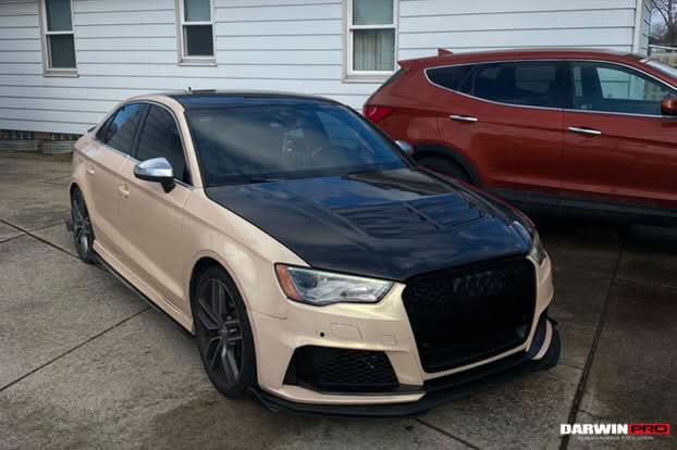DarwinPRO 2013-2020 Audi S3 A3 RS3 8V Sedan And Sportback BKSS Style Hood