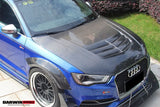 DarwinPRO 2013-2020 Audi S3 A3 RS3 8V Sedan And Sportback BKSS Style Hood