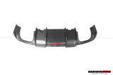 2013-2016 Audi S3 & A3 Sline Sedan BKSS Style Rear Diffuser with LED Light