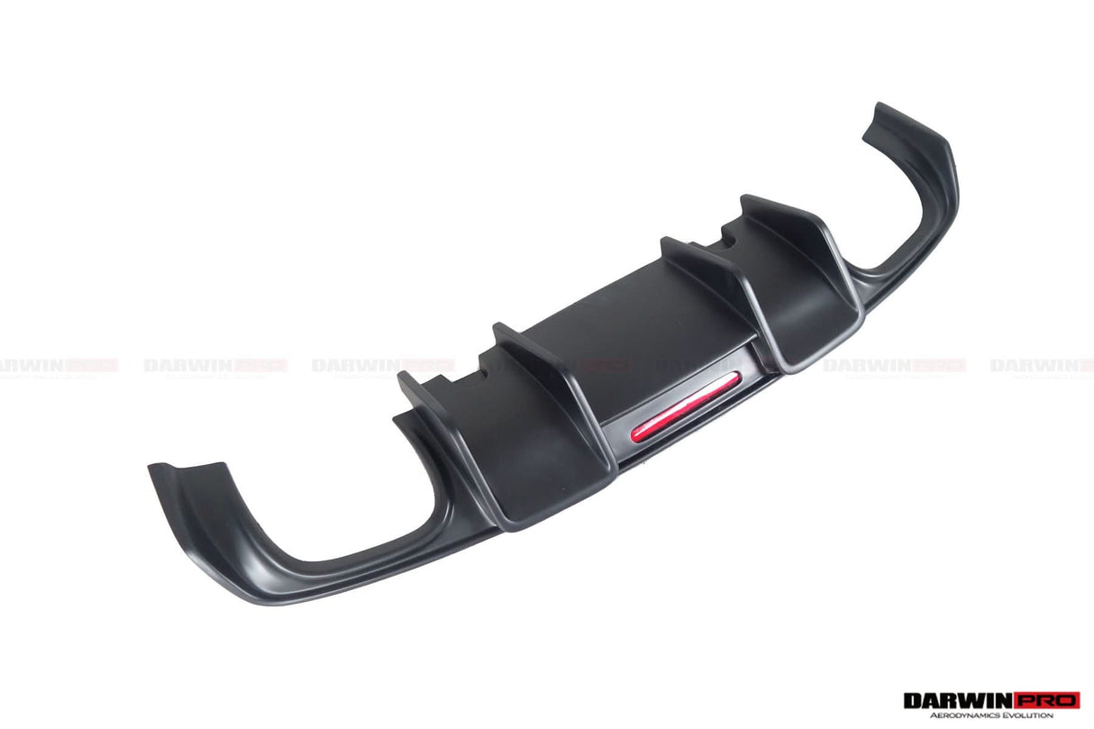 2013-2016 Audi S3 & A3 Sline Sedan BKSS Style Rear Diffuser with LED Light