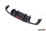 2013-2016 Audi S3 & A3 Sline Sedan BKSS Style Rear Diffuser with LED Light