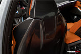 2021-UP BMW M3 G80 Carbon Fiber Seat-Back Cover DarwinPRO (OE)