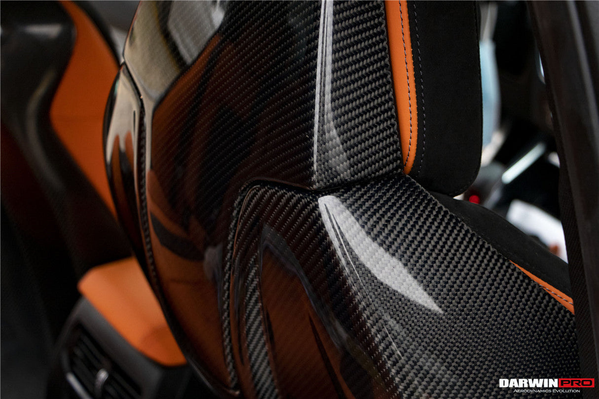 2021-UP BMW M3 G80 Carbon Fiber Seat-Back Cover DarwinPRO (OE)