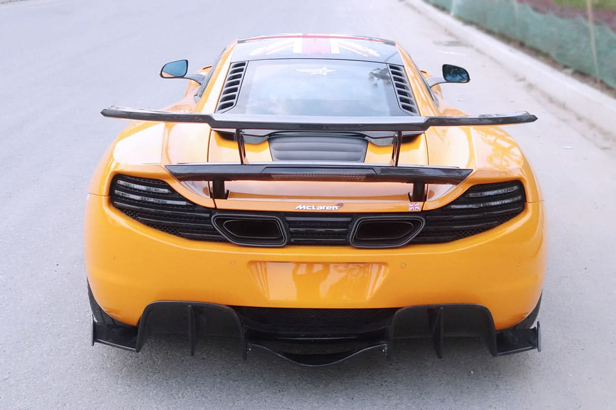 2011-2017 McLaren 650s | 12C BKSS Style Carbon Fiber Trunk Wing Spoiler