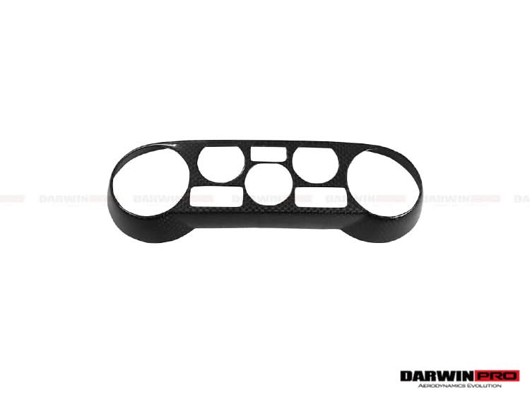 2015-2020 Ferrari Dry Carbon Fiber AC Control Panel Cover | Fits 488, Pista
