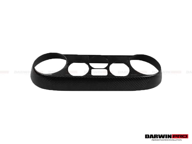 2015-2020 Ferrari Dry Carbon Fiber AC Control Panel Cover | Fits 488, Pista
