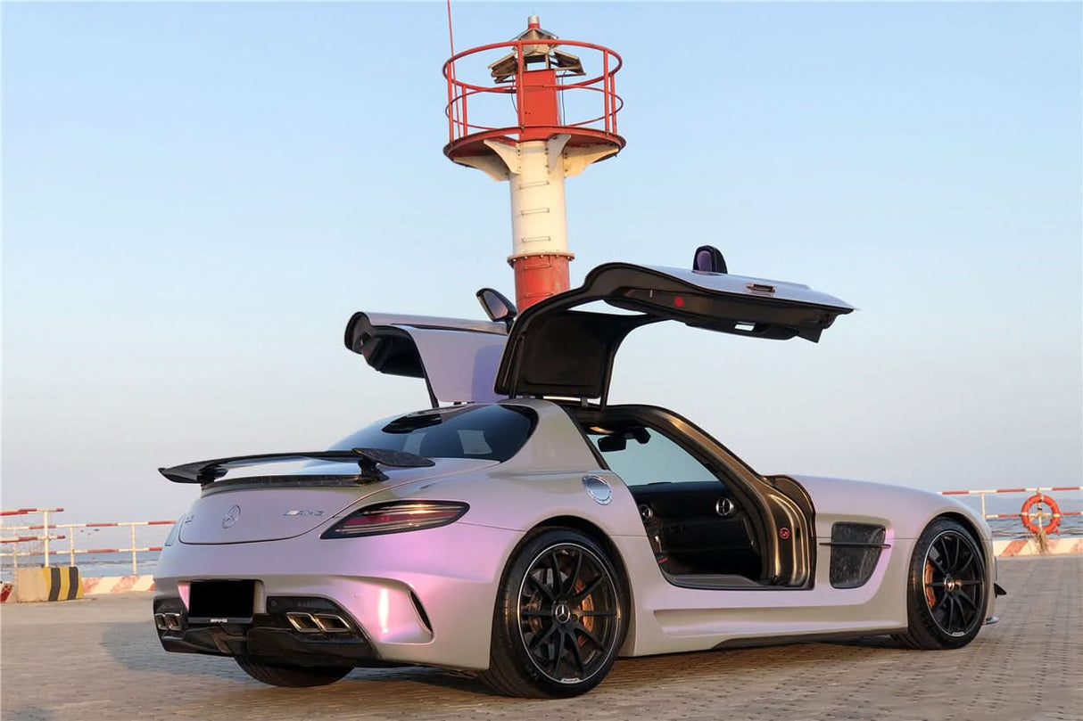 DarwinPRO 2010-2015 Mercedes Benz W197 SLS AMG BKSS Style Carbon Fiber Trunk Spoiler
