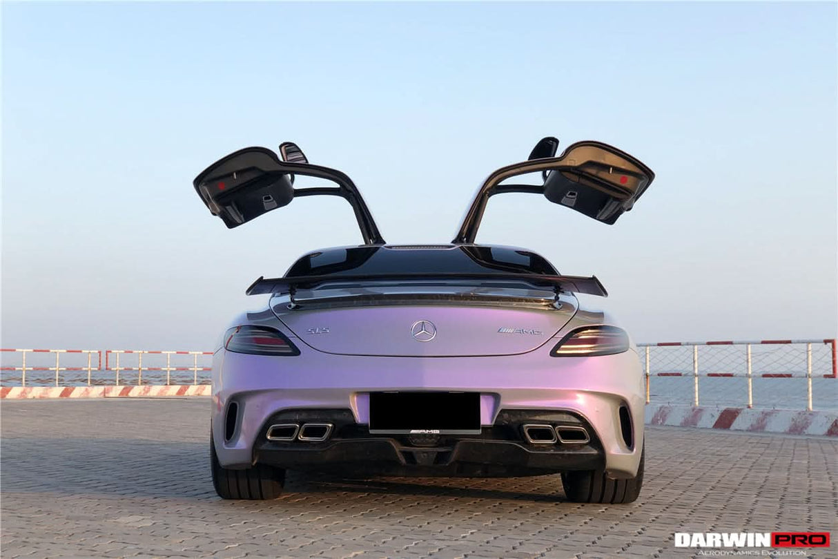 DarwinPRO 2010-2015 Mercedes Benz W197 SLS AMG BKSS Style Carbon Fiber Trunk Spoiler