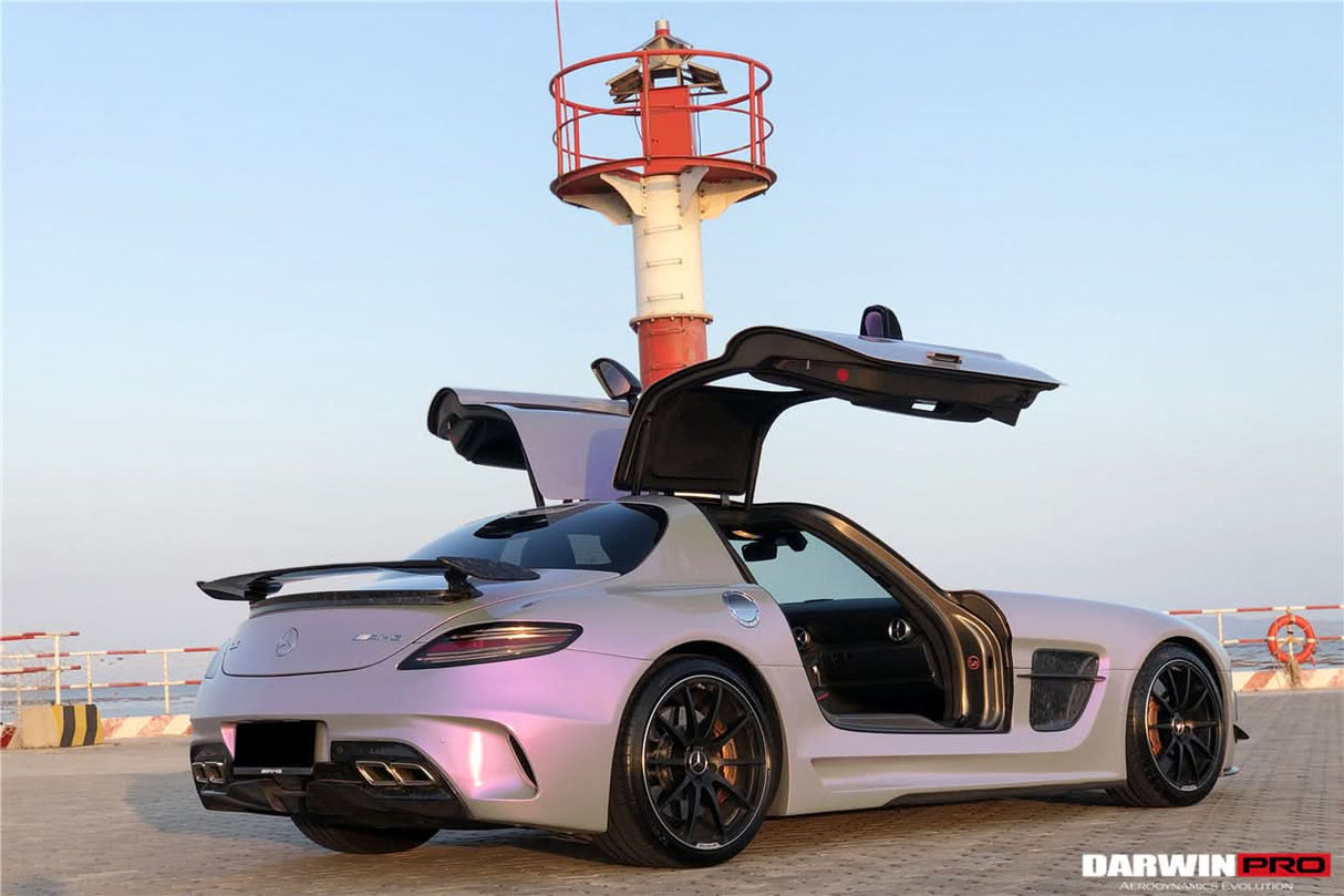 DarwinPRO 2010-2015 Mercedes Benz W197 SLS AMG BKSS Style Carbon Fiber Trunk Spoiler