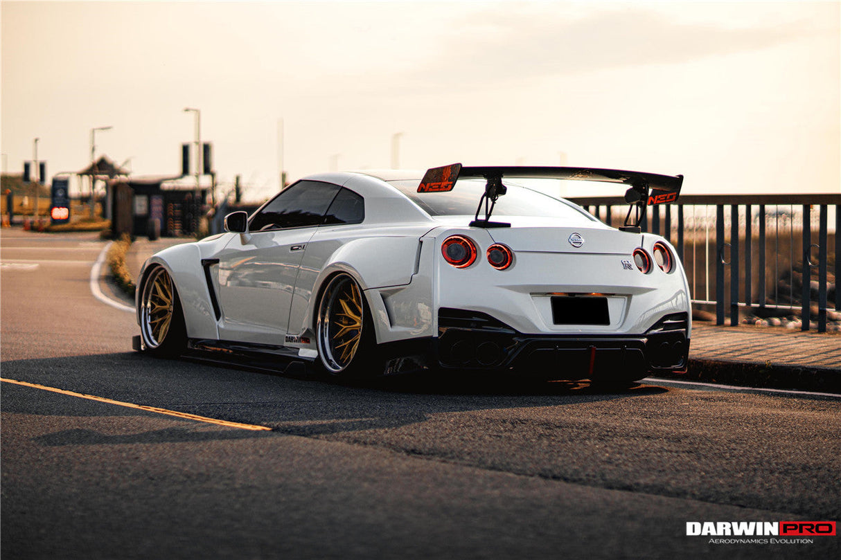 DarwinPRO 2008-2023 Nissan GTR R35 CBA DBA EBA BKSSII Style Partial Carbon Fiber Full Wide Body Kit