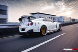 DarwinPRO 2008-2023 Nissan GTR R35 CBA DBA EBA BKSSII Style Rear Bumper with Diffuser Undertray And LED Light