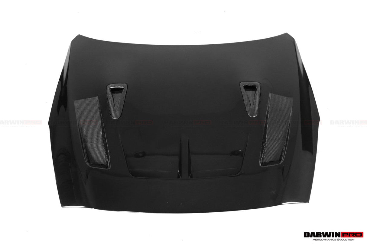 DarwinPRO 2008-2023 Nissan GTR R35 BKSSII Style Carbon Fiber Hood | Fit CBA, DBA, EBA