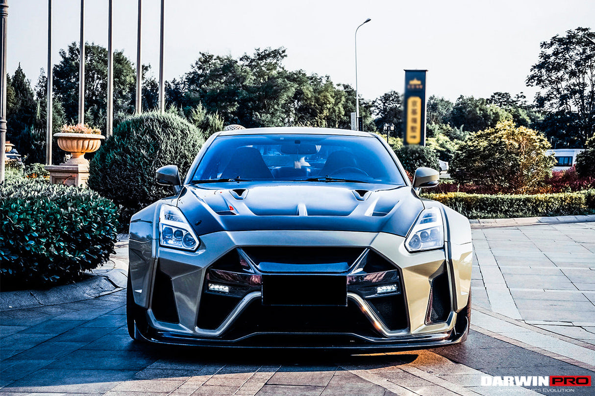 DarwinPRO 2008-2023 Nissan GTR R35 CBA DBA EBA BKSSII Style Front Bumper
